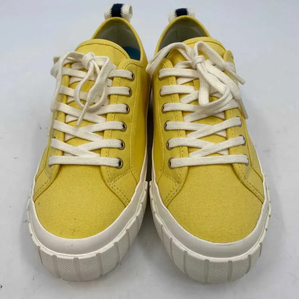 SeaVees Yellow Melrose Platform Sneakers | Women’s Size 8